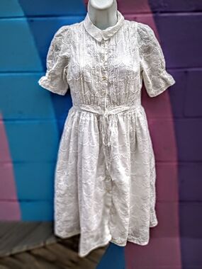 Carnation Lily Lily Rose Buttoned Down Mini Dress sz 0